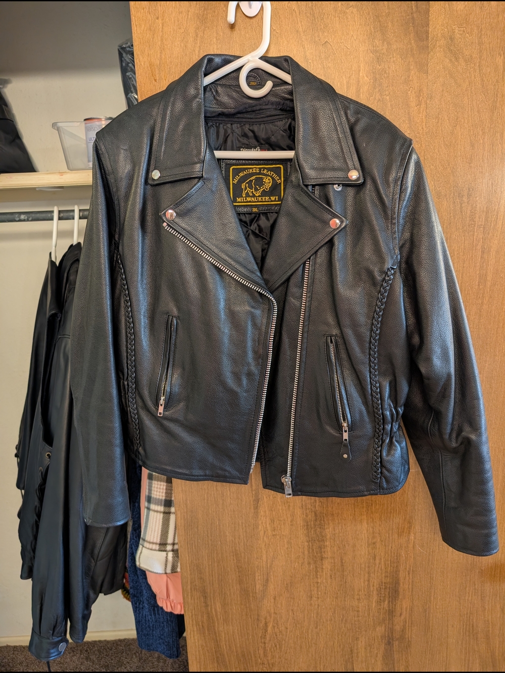 Women's Black Moto Jacket
